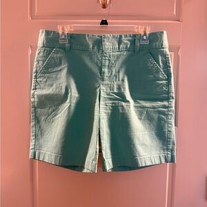 Caslon women’s Bermuda shorts, Turquoise, Size 8